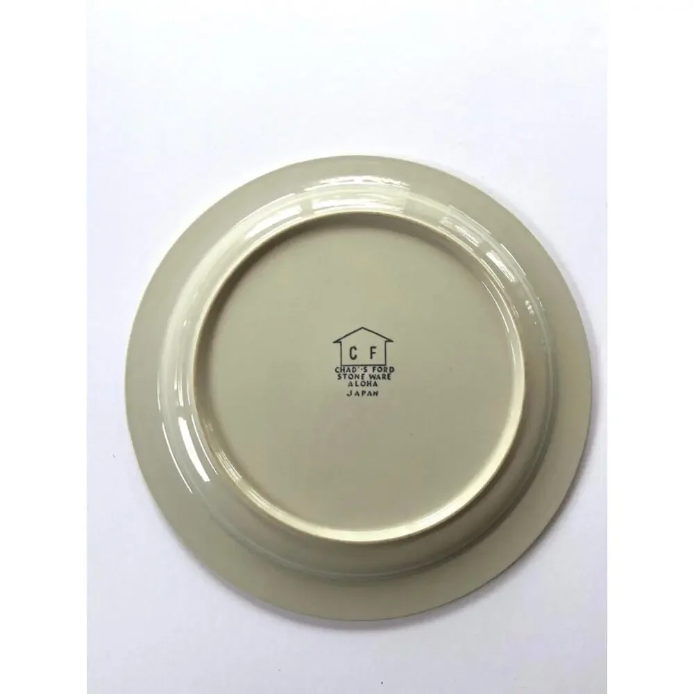 Retro Floral Dinner Plate Mustard Yellow Orange Brown Vintage 1970’s Chadds Ford